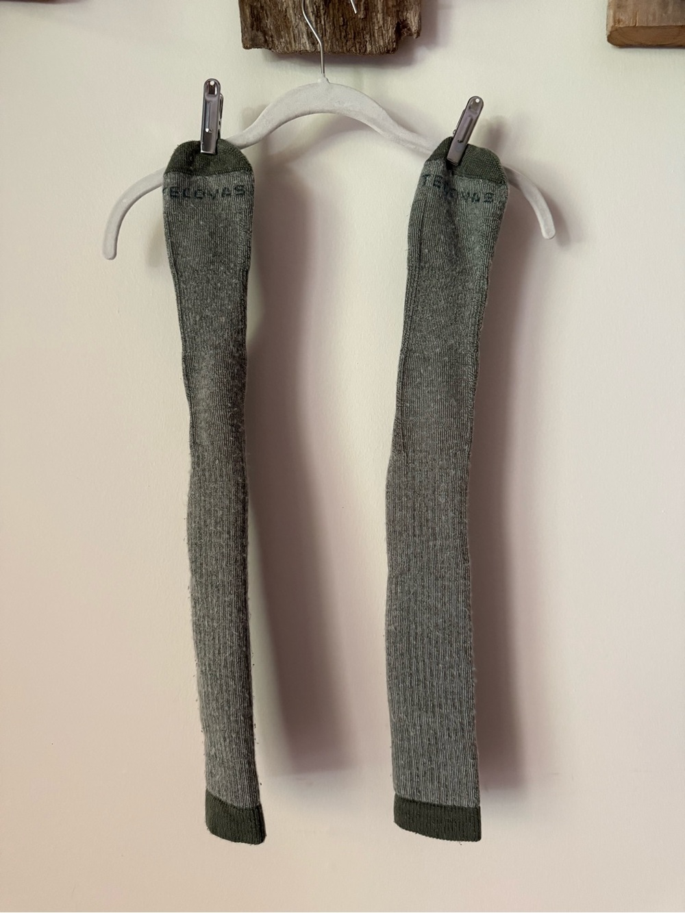 Tecovas Green Boot Socks Knee High Merino Wool Blend Size Large Western Cowboy